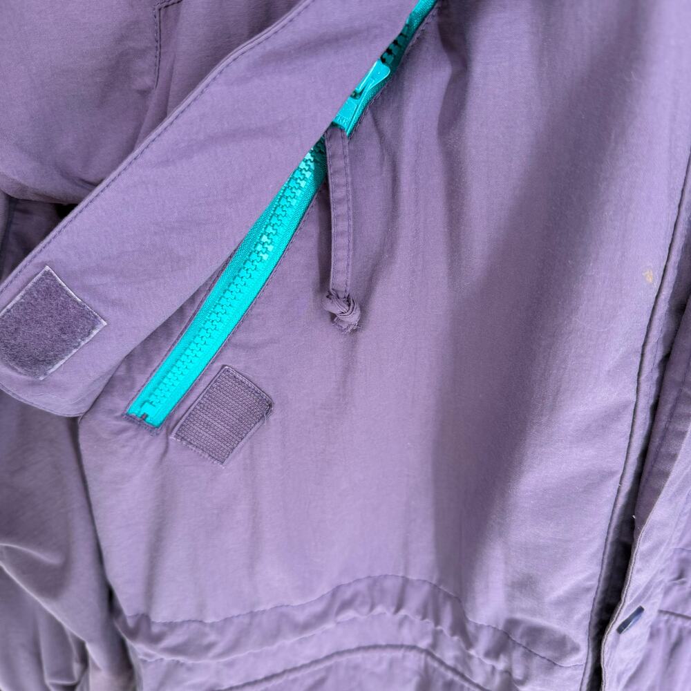 Vtg 90s Eddie Bauer Hooded Nylon Windbreaker Rain Jacket Mens Small - Picture 7 of 16